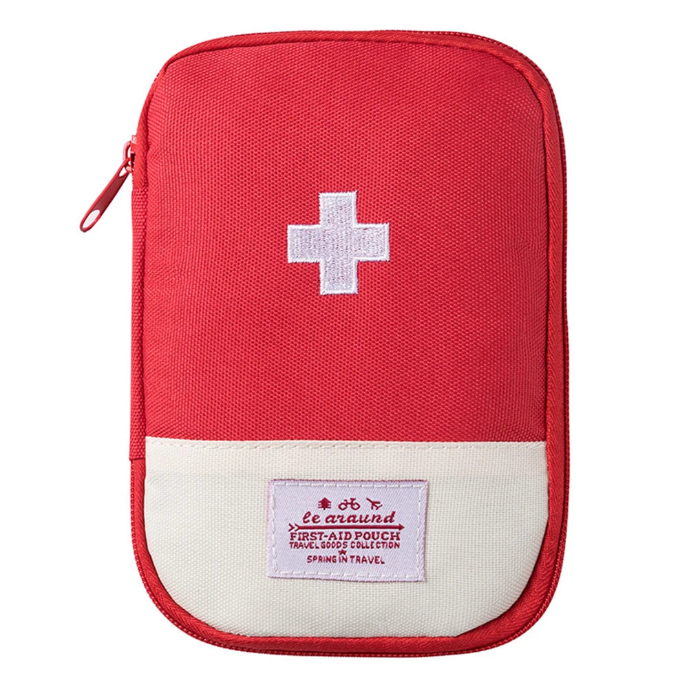 Portable Emergency Medicine Bag – Mini First Aid Kit Storage for Camping & Travel